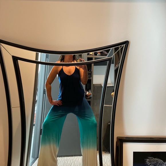 Young, fabulous and broke modal dip dyed halter jumpsuit - Picture 2 of 11